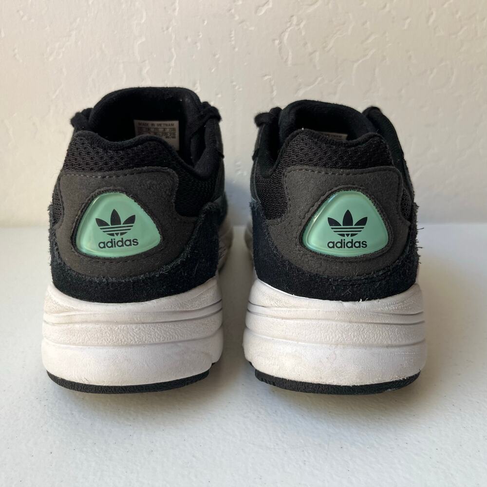 Adidas Kids Yung-96 Torsion Sneakers Chunky Retro Athletic Black Blue Youth 3.5 - Picture 12 of 12